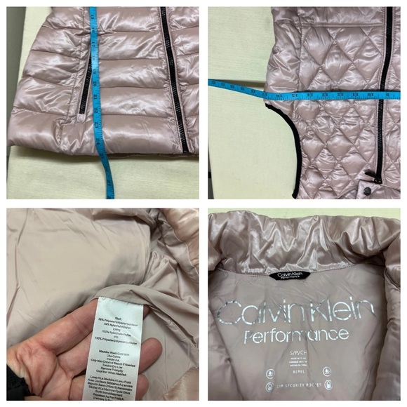 NWT Calvin Klein Performance S Quilted Polyester Vest - Picture 6 of 10